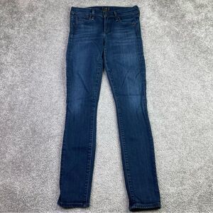 Citizens of Humanity Avedon Jeans Women's 26 Blue Skinny Low Rise Dark Denim